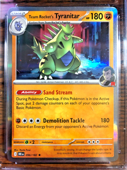 Team Rocket's Tyranitar Holo #096 - CGC PRISTINE 10 - Destined Rivals - Pokemon - Image 2