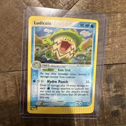 Ludicolo 7/100 Holo Rare Pokemon Sandstorm MP - Image 1