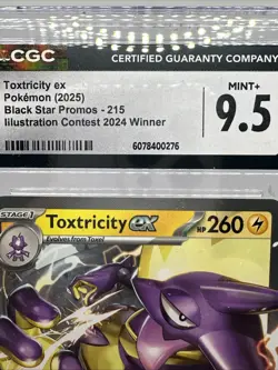 Toxtricity EX SVP #215 Illustration Contest 2024 Promo Pokemon CGC 9.5 - Image 2
