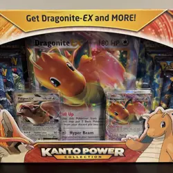Pokemon TCG XY Evolutions Kanto Power Collection Box Dragonite Pidgeot EX Sealed - Image 3