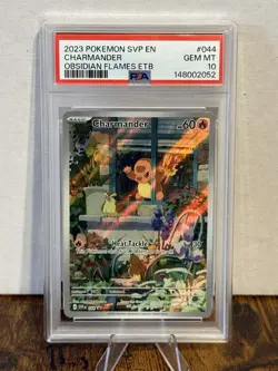 Pokemon Obsidian Flames Charmander ETB Black Star Promo 044 PSA 10 Fresh Cert - Image 1