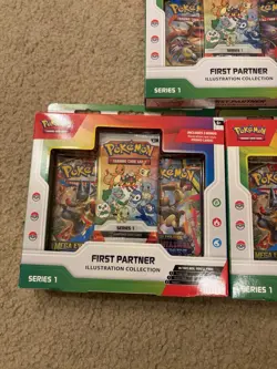 Pokemon First Partner Illustration Collection Sealed Lot Of 7 boxes! - Image 2