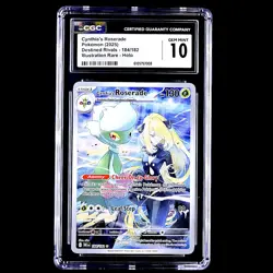 Pokemon TCG Cynthia’s Roserade IR 184/182 Destined Rivals CGC 10 Gem Mint 🔥 - Image 1