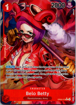 Belo Betty OP05-015 R Parallel Alt Art - Awakening of the New Era One Piece TCG - Image 1