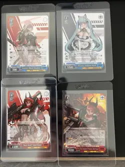 Weiss Schwarz NIKKE English 3 RR 1 R - featuring Red Hood RR Privaty RR Scarlet - Image 1
