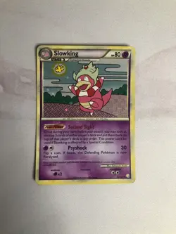 Slowking 12/123 Holo Rare HeartGold SoulSilver Pokemon Card - Image 1