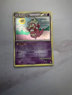 Slowking 12/123 Holo Rare HeartGold SoulSilver Pokemon Card - Image 5