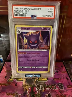 Gengar - (Prerelease) SWSH241 SWSH: Sword & Shield Promo Cards Holo TCG Psa 9 - Image 1