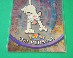 Pokemon Topps Holo #53 Persian TV Animation Edition Blue Logo Card - Image 3
