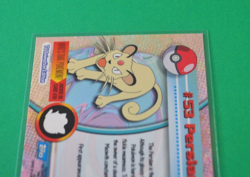 Pokemon Topps Holo #53 Persian TV Animation Edition Blue Logo Card - Image 5