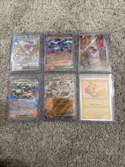 Pokemon Card Lot 6 FA IR ex Pikachu Promo Pokemon Day Hits - Image 1