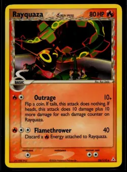 Rayquaza 26/110 Non Holo Holon Phantoms Pokemon Card NM - Image 1