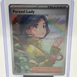 Parasol Lady - 255/182 - Pokemon Paradox Rift Special Illustration Rare Card NM - Image 1