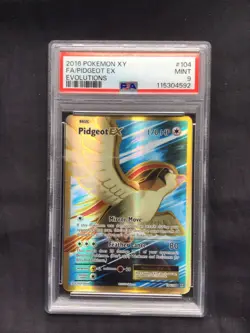 Pokemon Cards: Evolutions Ultra Rare Full Art: Pidgeot EX 104/108 - Image 1