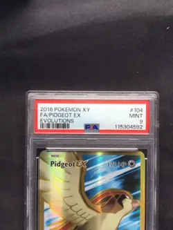 Pokemon Cards: Evolutions Ultra Rare Full Art: Pidgeot EX 104/108 - Image 3