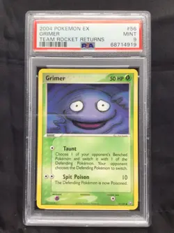 Pokemon Cards: EX Team Rocket Returns Common: Grimer 56/109: PSA 9 - Image 1