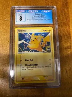 Pikachu - 60/106 - (San Diego Comic Con) Common Promo Pokemon Card *CGC Grade 8* - Image 1
