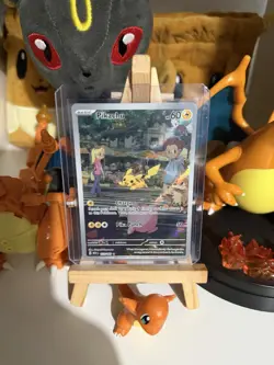 Pokemon TCG Pikachu Card 173/165 English 151 NM Illustration Rare IR - Image 1
