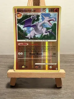 Aerodactyl 13/99 Platinum Arceus Reverse Holo Rare Pokemon Card - Image 1