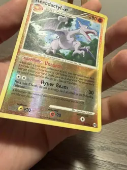 Aerodactyl 13/99 Platinum Arceus Reverse Holo Rare Pokemon Card - Image 3