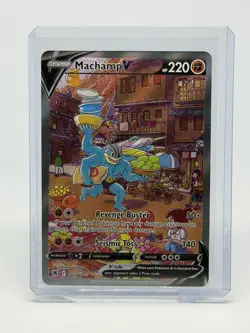 Machamp V 172/189 Astral Radiance Full Art NM Pokemon Card - Image 1