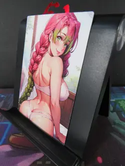 Mitsuri Kanroji Demon Slayer Custom Art Card NM Anime Sexy Waifu CCG Collectible - Image 2