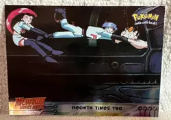 POKEMON Topps MEWTWO STRIKES BACK Plus TV Animation 49 Cards Blue Label Set - Image 3