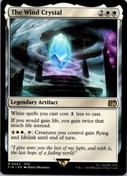 MTG The Wind Crystal Final Fantasy Regular Rare - Image 1