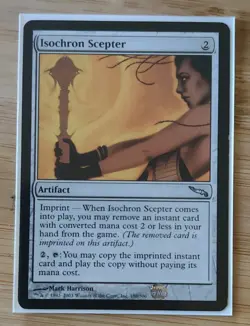 Magic: The Gathering Isochron Scepter Mirrodin Uncommon Artifact 188 Regular Ma… - Image 1