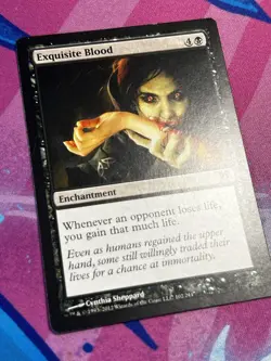 MTG Exquisite Blood, Avacyn Restored #102, Enchantment, MP, MTG - Image 2
