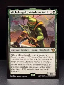 Michelangelo, Weirdness to 11 Teenage Mutant Ninja Turtles Regular NM R 0121 - Image 1