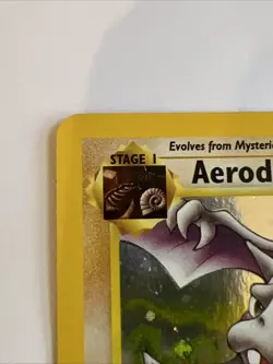 Aerodactyl 1/62 Fossil Prerelease 1st Edition Holo Rare Pokemon Card LP - Image 2
