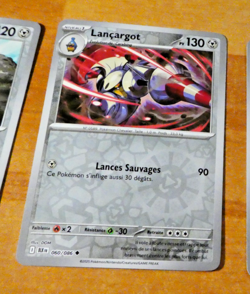 POKEMON FOUDRE NOIRE CARD REVERSE HOLO CARTE 060/086 BLK FR EV10.5 FR MINT 2025 - Image 1