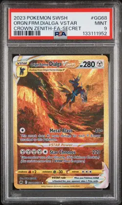 2023 Pokemon Sword And Shield Crown Zenith Gg68 Orgn.Frm.Dialga Vstar Crown Zeni - Image 1
