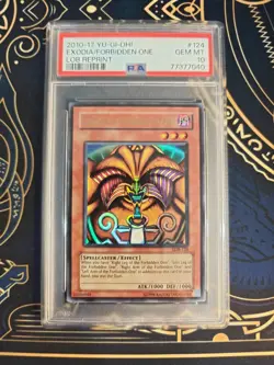 2010-17 Yu-Gi-Oh Exodia The Forbidden One LOB Reprint PSA 10 - Image 1