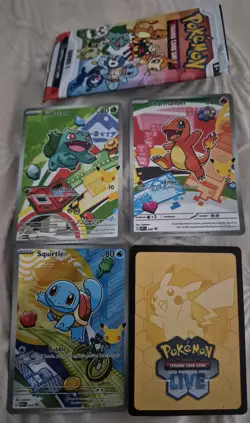 Pokemon TCG First Partners Promos Gen 1 Set - Image 1