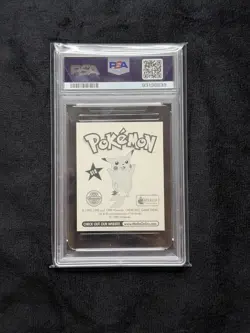 1999 Merlin Pokemon Tangela Prism Sticker #S18 PSA 9 Vintage Pokemon - Image 2