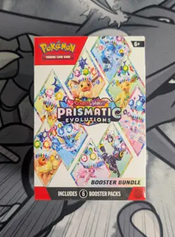 Pokemon TCG Prismatic Evolutions Booster Bundle Sealed - Image 1