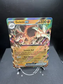 Pokemon TCG SV 151 Golem EX 076/165 Double Rare Holo NM! - Image 1