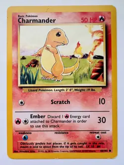 ✨ Charmeleon & Charmander Base Set Pokemon Unlimited - See Description - Image 2