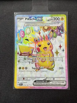 Pikachu ex 219/191 - Ultra Rare - SV08: Surging Sparks - English Pokemon TCG - Image 1