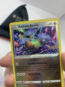 Radiant Eevee SWSH230 - Pokemon GO - Promo Card - Pokemon TCG B1 - Image 3