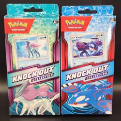 🔥 POKEMON TCG KNOCK OUT COLLECTION BUNDLE - KYOGRE & SUICUNE! (Lot Of 2) 🔥 - Image 1