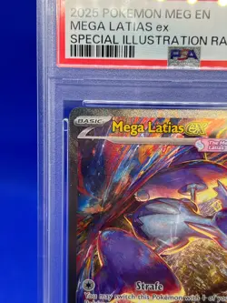 Pokemon Mega Evolution Mega Latias ex 181/132 Special Illustration Rare PSA 10 - Image 3