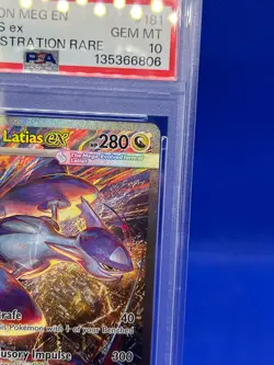 Pokemon Mega Evolution Mega Latias ex 181/132 Special Illustration Rare PSA 10 - Image 4