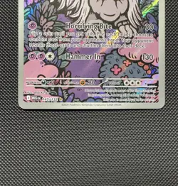 Pokemon TCG Houndstone 145/132 Me01: Mega Evolution Illustration Rare Near Mint - Image 3