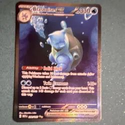 Pokemon Blastoise ex 200/165 Scarlet & Violet 151 Special Illustration Rare Hol… - Image 1