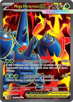 [ FULL ART ] Mega Heracross ex - 108/094 - Ultra Rare Pokemon Phantasmal Flames - Image 1