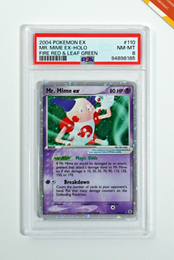 Pokemon PSA 8 Mr. Mime Ex #110 Holo EX FireRed & LeafGreen 2004 English - Image 1