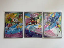 Rowlet, Litten, Popplio MEP 045 044 043 - First Partner Promo - Pokemon TCG - NM - Image 1